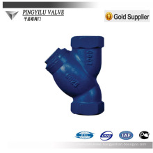 Standard grey iron y type strainer water pipe fitting